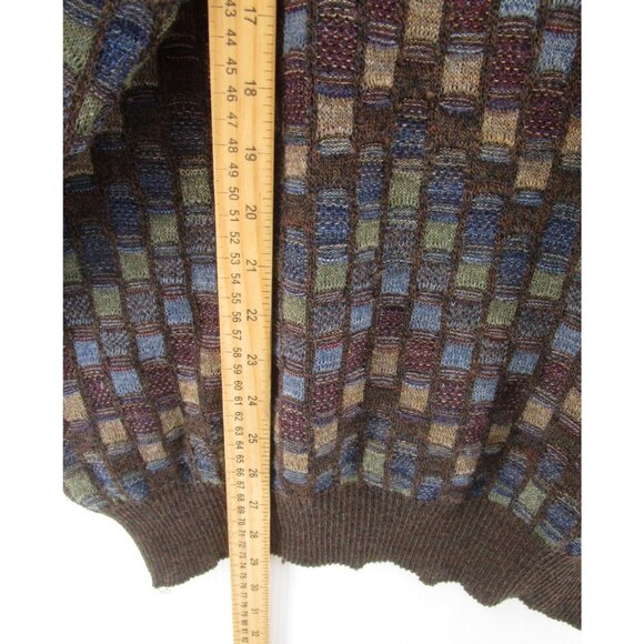 VINTAGE Tricots St Raphael Sweater Large Wool Pullover 3D Knit 90s - Picture 4 of 9